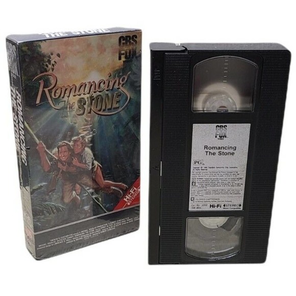 Romancing The Stone VHS Michael Douglas Kathleen Turner - Picture 5 of 5